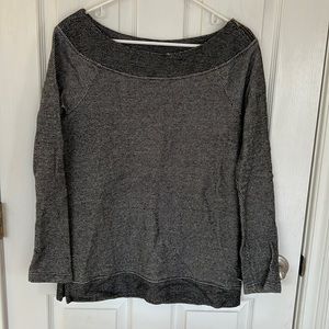 Loft tweed knit pullover top